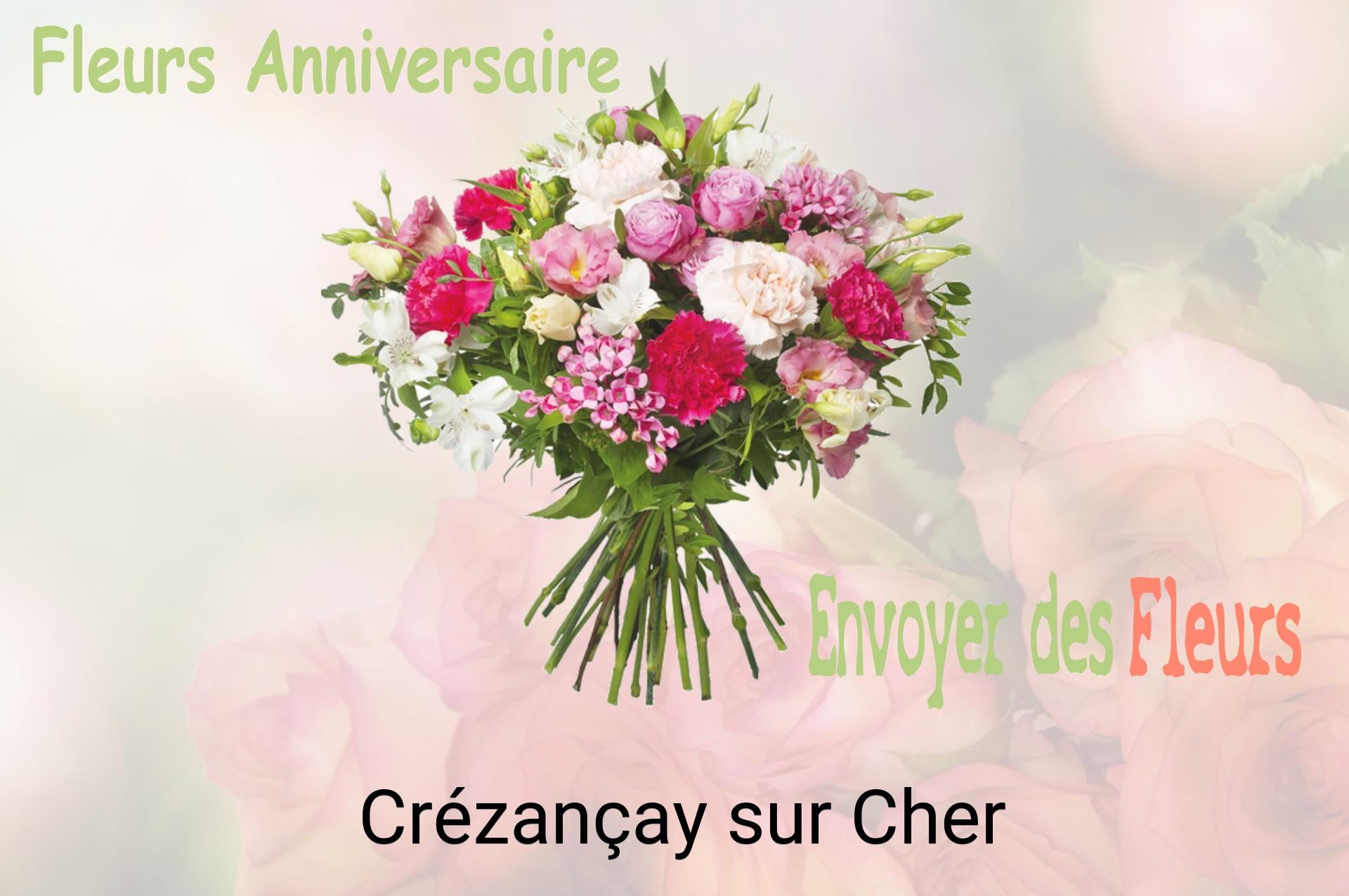 Bouquet de fleurs d’anniversaire livré à Crézançay-sur-Cher