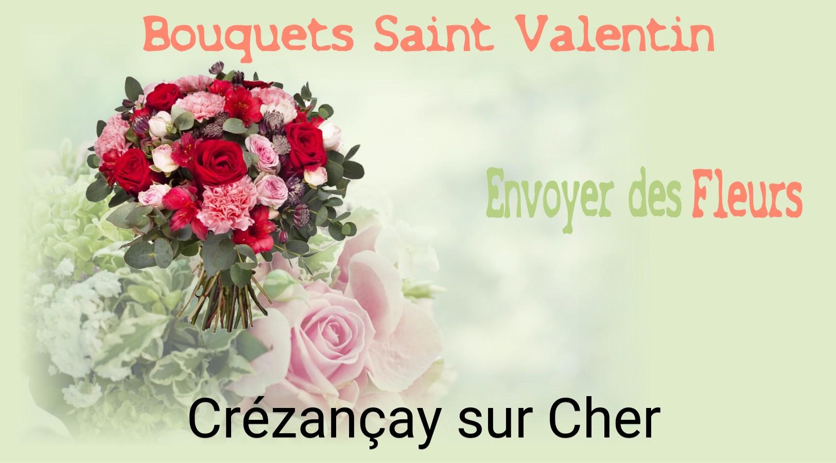 Roses de Saint-Valentin livrées à Crézançay-sur-Cher